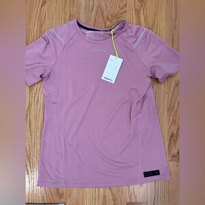 Craft Women's Hypervent Running Tee - M - NWT - Dawn